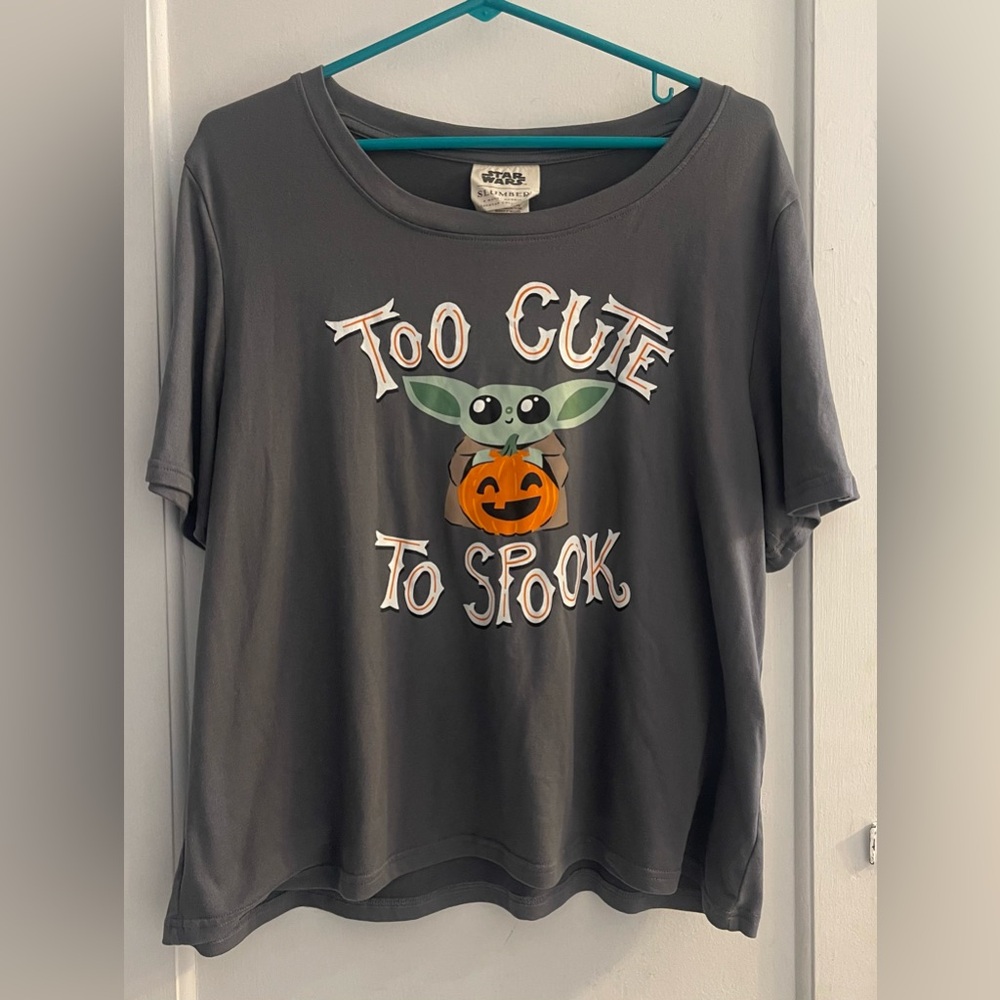 Star Wars Halloween Baby Yoda Too Cute To Spook Women’s Large
